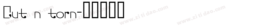 Qut n torn字体转换